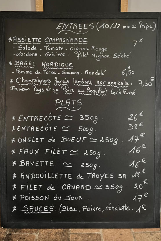 Restaurant, cuisine du terroir, Trouverac en Charente.